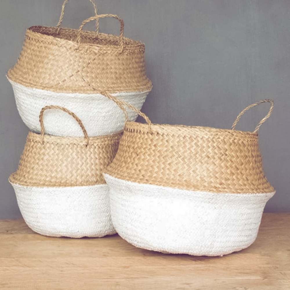 New 8x8 Medium Bohemian Belly Baskets